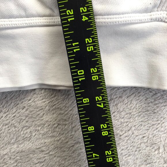 Nike Mens Hoodie Sweatshirt Large Pullover Athletic Football White Embroidered - Picture 4 of 11